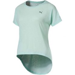 Puma koszulka damska Bold Tee Fair Aqua S. Koszulki sportowe Puma, bez wzorów, ze skóry, bez ramiączek, na fitness i siłownię. W wyprzedaży za 169.00 zł.