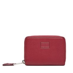 Mały Portfel Damski Tommy Jeans. Czerwone portfele Tommy Jeans, bez wzorów, z jeansu. Za 239.99 zł.