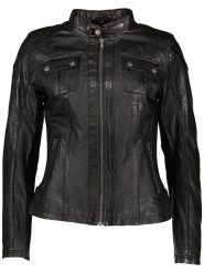 7eleven Skórzana kurtka "Natia" w kolorze czarnym rozmiar: 40. Czarne kurtki 7eleven, bez wzorów, ze skóry, bez kaptura. Za 548.95 zł.