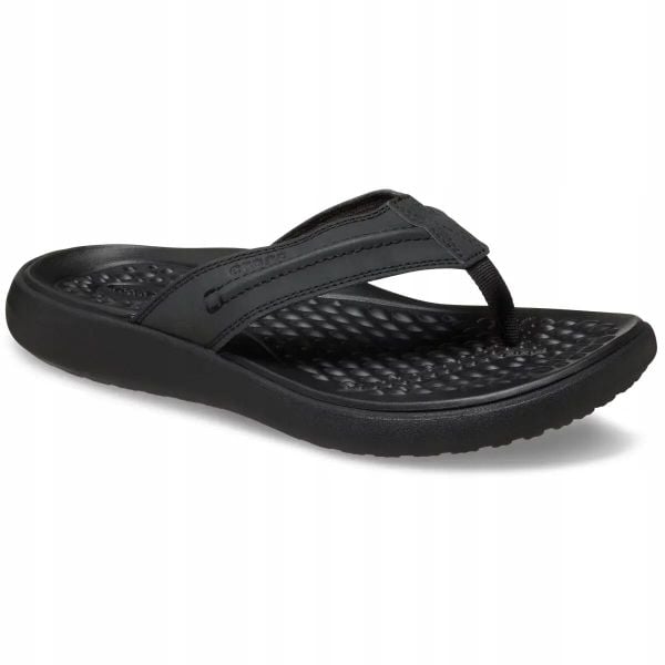 Japonki Dla Dorosłych Crocs Yukon Vista II Lr Flip. Szare klapki Crocs, bez wzorów, z materiału, bez obcasa. Za 199.00 zł.