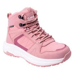 Buty Damskie Rozes Mid. Czerwone trekkingi Hi-tec, trekkingowe. Za 331.99 zł.