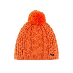 Czapka zimowa z wełną merino damska Eisbar Afra Pompon MU. Brązowe czapki Columbia, bez wzorów, z wełny. Za 149.99 zł.