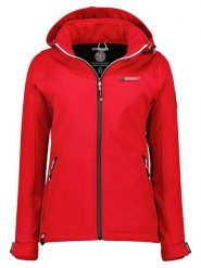 Geographical Norway Kurtka softshellowa "Takeni" w kolorze czerwonym rozmiar: XXL. Czerwone kurtki sportowe Geographical Norway, xxl, bez wzorów, bez kaptura, outdoorowe. Za 180.49 zł.