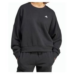 Bluza damska adidas Essentials Small Logo. Czarne bluzy Adidas, bez wzorów, bez kaptura. Za 159.00 zł.