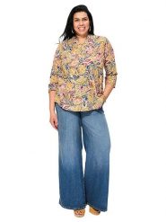 Aller Simplement Bluzka ze wzorem rozmiar: 54-58. Bluzki Aller Simplement, bez wzorów, z bawełny, klasyczne, bez kołnierzyka, bez ramiączek. Za 78.99 zł.