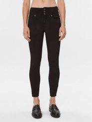 Fransa Spodnie materiałowe 20608336 Czarny Slim Fit. Czarne spodnie materiałowe Fransa, bez wzorów, z materiału. Za 119.99 zł.