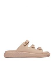 Badura Klapki EO-ALICE-LT0226-26-305 Beżowy. Brązowe klapki Badura, bez wzorów, ze skóry, bez obcasa. Za 359.99 zł.