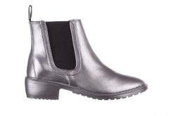 Kalosze Emu Ellin Rainboot Silver 119125, Srebrny, Guma - 38. Szare kalosze EMU, bez wzorów, z gumy. W wyprzedaży za 89.10 zł.
