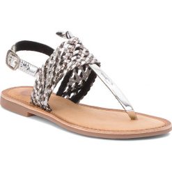 Sandały GIOSEPPO - 44161 Pewter. Szare klapki Gioseppo, bez wzorów, ze skóry ekologicznej, bez obcasa, na obcasie, bez zapięcia. W wyprzedaży za 139.00 zł.