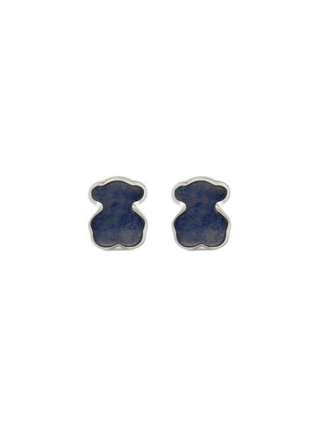 TOUS Kolczyki Icon Color 1000148100 Granatowy. Niebieskie kolczyki Tous, srebrne. Za 399.99 zł.