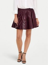 ONLY Spódnica z imitacji skóry Jacky 15355512 Fioletowy Regular Fit. Fioletowe spódnice Only, xl, bez wzorów, ze skóry. Za 169.99 zł.