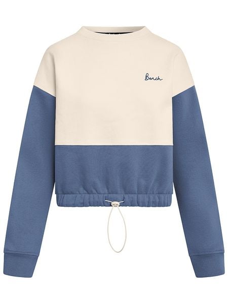 Bench Bluza w kolorze biało-granatowym rozmiar: 38. Białe bluzy Bench, bez wzorów, bez kaptura. Za 139.95 zł.