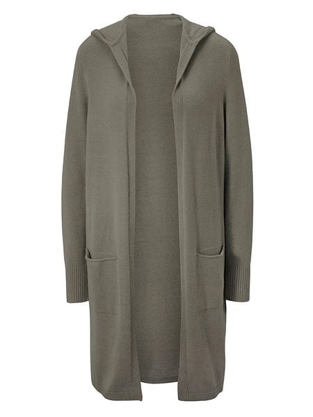 Heine Kardigan w kolorze khaki rozmiar: 34. Brązowe kardigany Heine, bez wzorów. Za 184.95 zł.
