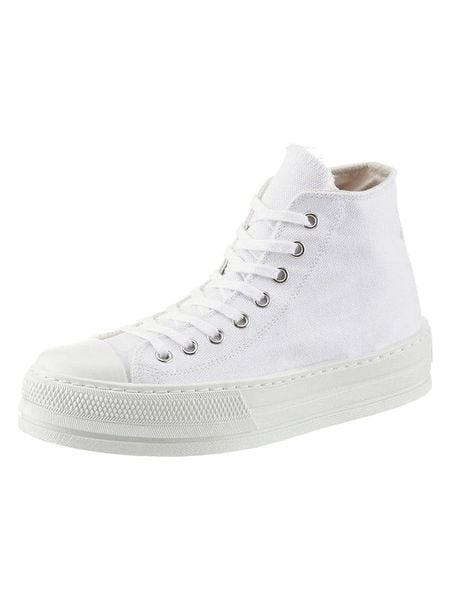 Heine Sneakersy w kolorze białym rozmiar: 39. Białe trampki Heine, bez wzorów, za kostkę, bez zapięcia. Za 81.95 zł.