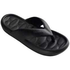 Klapki damskie Havaianas Flip Flop Candy Pop. Czarne klapki Havaianas, bez wzorów, bez obcasa. W wyprzedaży za 173.50 zł.