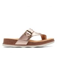 Clarks Skórzane japonki w kolorze czarnym rozmiar: 36. Czarne klapki Clarks, bez wzorów, ze skóry, z otwartym noskiem, bez obcasa. Za 105.38 zł.