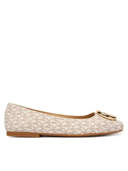 MICHAEL Michael Kors Baleriny Milan Flex Ballet 40F5MLFP1B Écru. Baleriny MICHAEL Michael Kors, bez wzorów, ze skóry, bez obcasa. Za 659.99 zł.