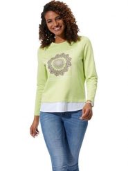 WITT WEIDEN Bluza w kolorze jasnozielonym rozmiar: 50. Zielone bluzy WITT WEIDEN, bez wzorów, bez kaptura. Za 60.99 zł.