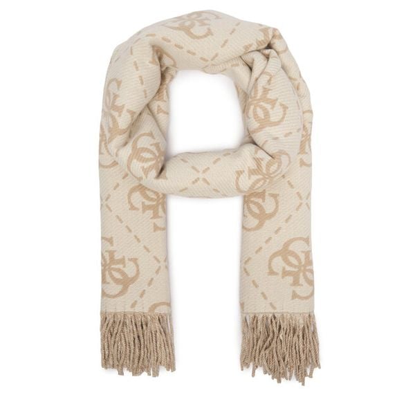 Szalik Guess. Brązowe szaliki Guess, z aplikacjami. Za 234.99 zł.