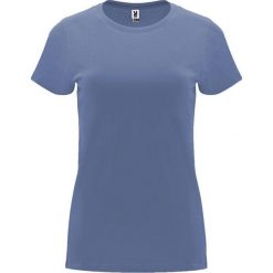 Damska Koszulka Z Krótkim Rękawem Capri. Niebieskie bluzki ROLY, xl, bez wzorów, sportowe, bez kołnierzyka, bez ramiączek. Za 31.99 zł.