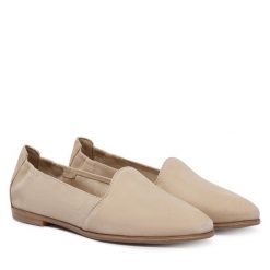 Lordsy Tamaris. Brązowe lordsy Tamaris, bez wzorów, bez obcasa, bez zapięcia. Za 369.99 zł.