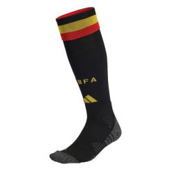 Getry podstawowe Belgia 26. Czarne legginsy sportowe Adidas, s, bez wzorów, z bawełny, z standardowym stanem, do piłki nożnej. Za 99.95 zł.