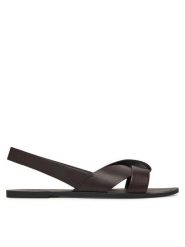 Vagabond Shoemakers Sandały Tia 2.0 5531-001-35 Brązowy. Brązowe sandały Vagabond Shoemakers, bez wzorów, ze skóry, bez obcasa, na płaskiej podeszwie, bez zapięcia. Za 429.99 zł.