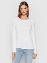 United Colors Of Benetton Bluzka 3GA2E16F9 Biały Regular Fit. Białe bluzki United Colors of Benetton, xs, bez wzorów, z bawełny, bez kołnierzyka, bez ramiączek. Za 79.99 zł.
