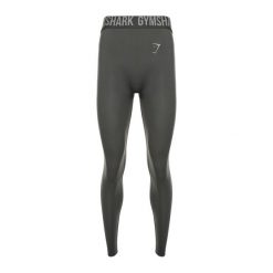 Legginsy treningowe damskie Gymshark Fit. Szare legginsy Gymshark, xl, bez wzorów. Za 129.99 zł.
