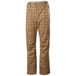 Spodnie narciarskie dla kobiet Helly Hansen St. Moritz Ins 2.0. Brązowe spodnie narciarskie Helly Hansen, bez wzorów, narciarskie. W wyprzedaży za 1,599.20 zł.