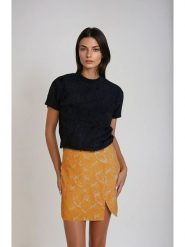 Monki Spódnica w kolorze pomarańczowym rozmiar: 34. Pomarańczowe spódnice Monki, bez wzorów, mini. Za 43.99 zł.