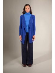 Perfect Cashmere Kaszmirowy kardigan "Abigail" w kolorze niebieskim rozmiar: L. Niebieskie kardigany Perfect Cashmere, l, bez wzorów, z kaszmiru. Za 478.99 zł.