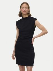 Vero Moda Sukienka codzienna Nelli 10335685 Czarny Slim Fit. Czarne sukienki Vero Moda, na co dzień, s, bez wzorów, z syntetyku, bez kołnierzyka, bez ramiączek, proste. Za 159.99 zł.