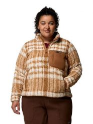 Columbia Bluza polarowa "West Bend" w kolorze karmelowym rozmiar: XL. Brązowe bluzy sportowe Columbia, xl, bez wzorów, z polaru, bez kaptura. Za 144.24 zł.
