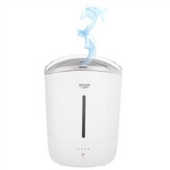 Adler Humidifier | AD 7971 | 30 W | Water tank capacity 5 L | Ultrasonic | Humidification capacity 100-250 ml/hr | White. Nawilżacze powietrza Adler. Za 245.99 zł.