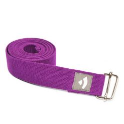 Pasek do jogi Bodhi Asana belt. Fioletowe paski BODHI, bez wzorów, sportowe. Za 44.99 zł.
