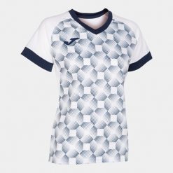 Koszulka do piłki nożnej damska Joma Supernova III. Czarne bluzki Joma, xs, bez wzorów, sportowe, bez kołnierzyka, bez ramiączek. Za 52.99 zł.