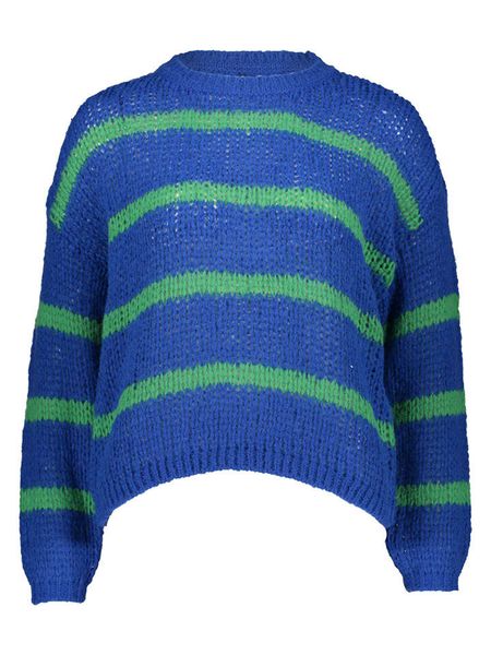ONLY Sweter w kolorze niebiesko-zielonym rozmiar: M. Niebieskie swetry Only, m, bez wzorów, bez ramiączek. Za 57.87 zł.