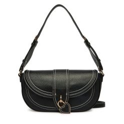 Torebka Liu Jo. Czarne torebki klasyczne Liu Jo, bez wzorów, bez dodatków. Za 599.99 zł.