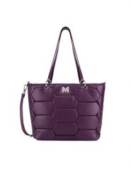 MEXX Torebka MEXX-K-017-06 Fioletowy. Fioletowe torebki klasyczne Mexx, bez wzorów, z materiału, bez dodatków. Za 119.99 zł.