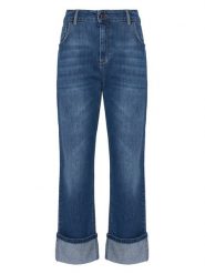 Rinascimento Jeansy CFC0125144003 Niebieski Loose Fit. Niebieskie jeansy Rinascimento, xl, bez wzorów. Za 559.99 zł.