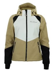 Peak Mountain Kurtka softshellowa "Ametis" w kolorze beżowo-czarnym rozmiar: XL. Brązowe kurtki sportowe Peak Mountain, xl, bez wzorów, bez kaptura, outdoorowe. Za 206.91 zł.