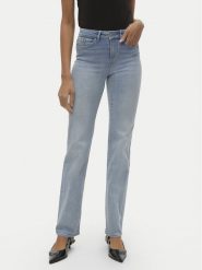 Vero Moda Jeansy Flash 10306824 Niebieski Straight Fit. Niebieskie jeansy Vero Moda, m, bez wzorów. Za 209.99 zł.