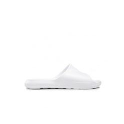 Klapki basenowe damskie Nike Victori One Slide. Białe klapki Nike, bez wzorów, bez obcasa. Za 115.00 zł.