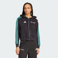 Bluza Z Kapturem Mercedes - Amg Petronas Formula One Team Dna Full Zip. Białe bluzy Adidas, xs, bez wzorów, z kapturem. Za 279.00 zł.