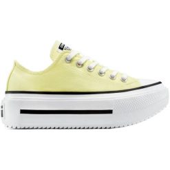 Adidasy Converse Ct As Lift Double Stack, Dla obu płci. Żółte obuwie sportowe Converse, z tkaniny, bez zapięcia. Za 398.95 zł.