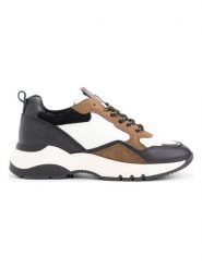 Mysa Skórzane sneakersy "Rodanthe" w kolorze biało-brązowym rozmiar: 38. Białe trampki Mysa, bez wzorów, bez zapięcia. Za 205.45 zł.