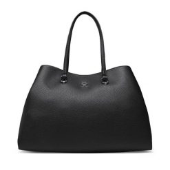 Torebka Tommy Hilfiger. Czarne torebki klasyczne TOMMY HILFIGER, bez wzorów, bez dodatków. Za 339.99 zł.