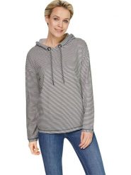 Heine Bluza w kolorze biało-czarnym rozmiar: 50. Białe bluzy Heine, bez wzorów, z bawełny, z kapturem. Za 33.95 zł.
