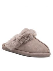 Home & Relax Kapcie C-AW-17 Szary. Szare obuwie domowe Home & Relax, bez wzorów, z materiału, bez zapięcia. Za 69.99 zł.